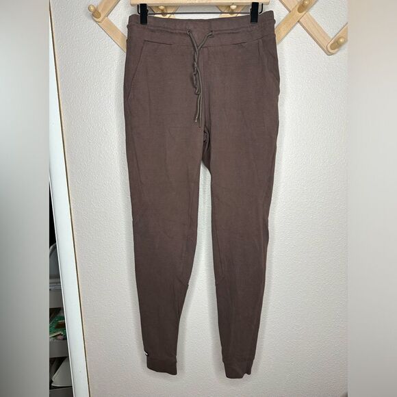 Alphalete Brown Sweat Pants Sz M - Picture 2 of 7